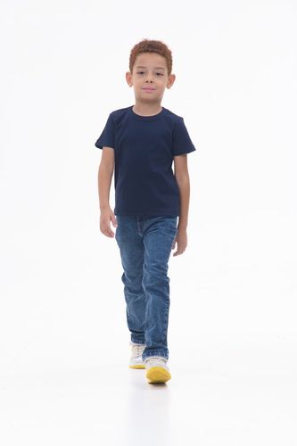 Детская футболка для мальчиков Rumino Jeans BOYDBL040, Темно-синий, фото № 10