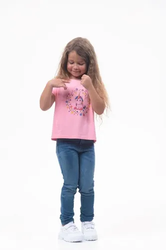 Детская футболка для девочек Rumino Jeans GRLFK1LPWUC016, Розовый, фото № 14