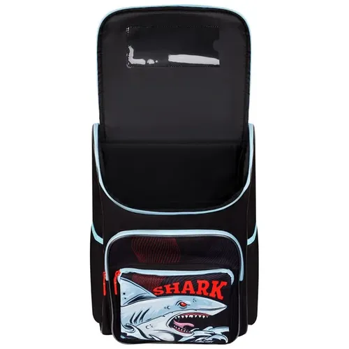 Ранец ArtSpace облегченный Happy School Shark анатомическая спинка, Черный, sotib olish