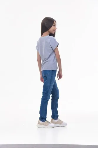 Детская футболка для девочек Rumino Jeans GRLFK20GRWG041, Серый, фото № 15
