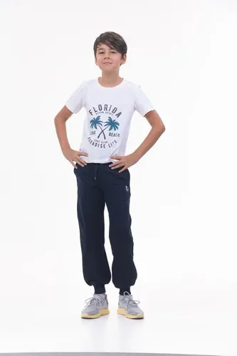 Детская футболка для мальчиков Rumino Jeans BOYFK52WHTWLS024, Белый, купить недорого