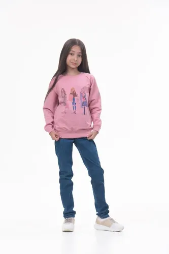 Детская кофта с длинным рукавом для девочек Rumino Jeans GS003PWGS006, Розовый