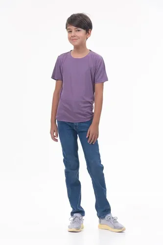 Детская футболка для мальчиков Rumino Jeans BOYPRPL019, Фиолетовый, фото № 20