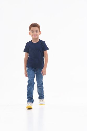Детская футболка для мальчиков Rumino Jeans BOYDBL040, Темно-синий, 5000000 UZS