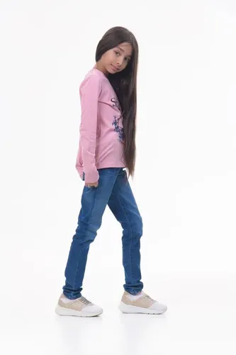 Детская кофта с длинным рукавом для девочек Rumino Jeans GS008PWG003, Розовый, 7000000 UZS