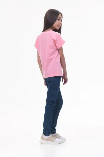 Детская футболка для девочек Rumino Jeans GRLFK15PKWG066, Розовый, O'zbekistonda