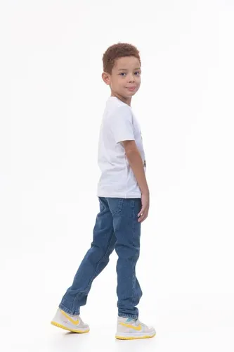 Детская футболка для мальчиков Rumino Jeans BOYFK45WHTWLS032, Белый, фото № 12