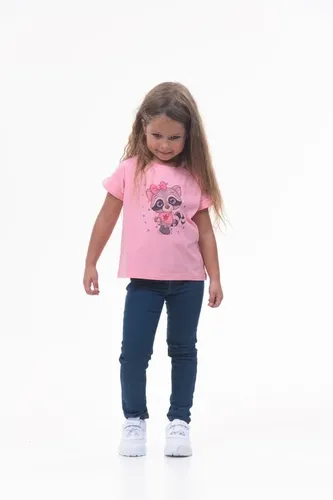 Детская футболка для девочек Rumino Jeans GRLFK1PWAM031, Розовый, фото № 14