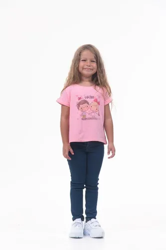 Детская футболка для девочек Rumino Jeans GRLFK2PWBDG026, Розовый, купить недорого