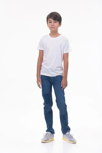 Детская футболка для мальчиков Rumino Jeans BOYR32WH007, Белый, фото № 13