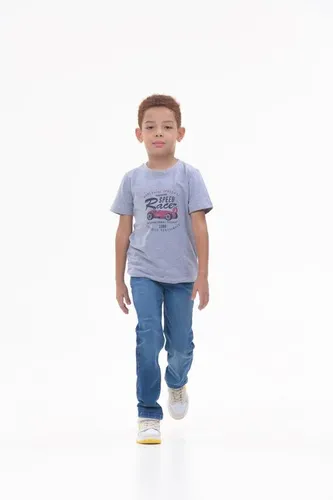 Детская футболка для мальчиков Rumino Jeans BOYFK10GRWC030, Серый, фото № 11