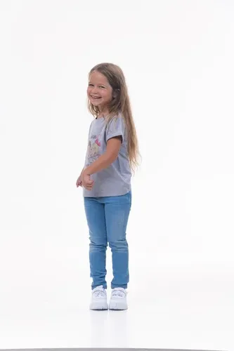 Детская футболка для девочек Rumino Jeans GRLFK4GRWBDG002, Серый, 5000000 UZS