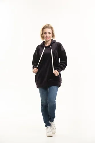 Женская толстовка Rumino Jeans HOODIEWMNPRPLWLR002, Фиолетовый