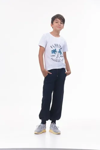 Детская футболка для мальчиков Rumino Jeans BOYFK52WHTWLS024, Белый, фото № 29