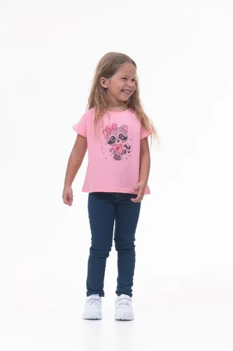 Детская футболка для девочек Rumino Jeans GRLFK1PWAM031, Розовый, фото № 10