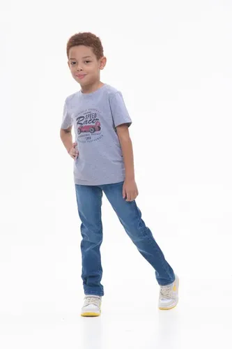 Детская футболка для мальчиков Rumino Jeans BOYFK10GRWC030, Серый, фото № 12