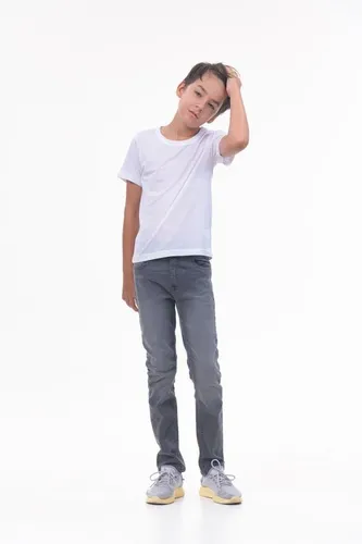 Детская футболка для мальчиков Rumino Jeans BOYR33WHT023, Белый, фото № 13