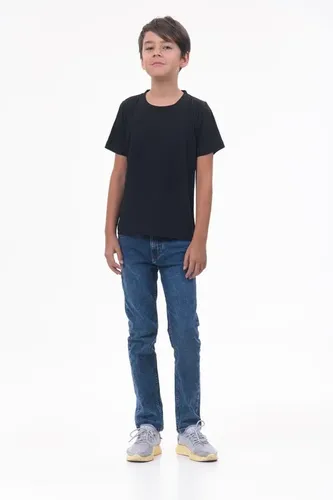 Детская футболка для мальчиков Rumino Jeans BOYR32BL001, Черный, фото № 11