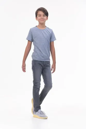 Детская футболка для мальчиков Rumino Jeans BOYR34GR022, Серый, фото № 15