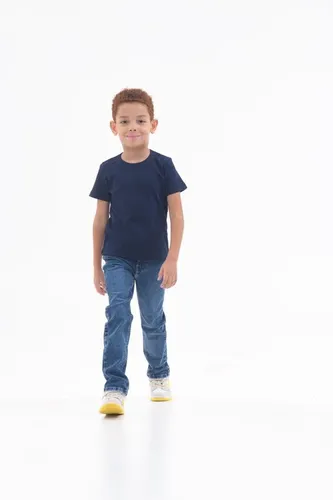 Детская футболка для мальчиков Rumino Jeans BOYDBL040, Темно-синий, фото № 11