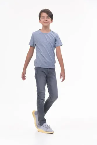 Детская футболка для мальчиков Rumino Jeans BOYR34GR022, Серый, фото № 10