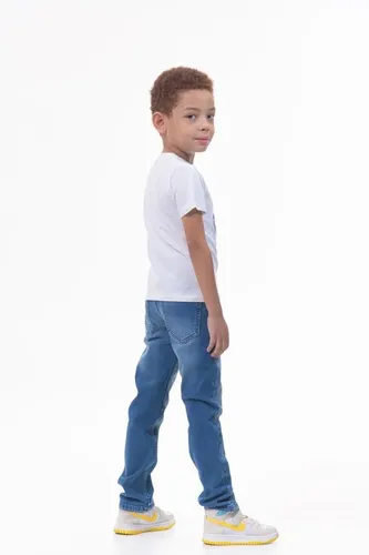 Детская футболка для мальчиков Rumino Jeans BOYWHT028, Белый, фото № 9