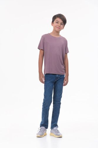 Детская футболка для мальчиков Rumino Jeans BOYR32PRPL002, Фиолетовый, в Узбекистане