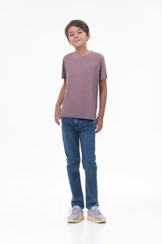 Детская футболка для мальчиков Rumino Jeans BOYR32PRPL002, Фиолетовый, фото № 26