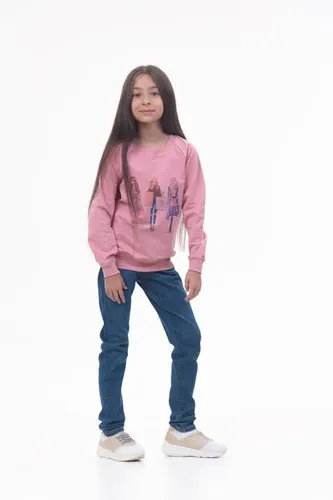 Детская кофта с длинным рукавом для девочек Rumino Jeans GS003PWGS006, Розовый, в Узбекистане