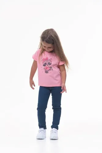 Детская футболка для девочек Rumino Jeans GRLFK1PWAM031, Розовый, фото № 13