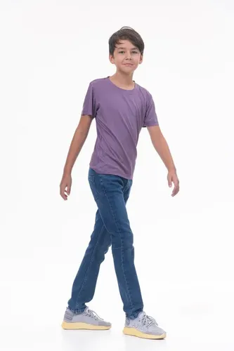 Детская футболка для мальчиков Rumino Jeans BOYPRPL019, Фиолетовый, фото № 14