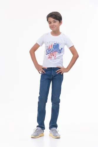 Детская футболка для мальчиков Rumino Jeans BOYFK51WHTWLS020, Белый, купить недорого