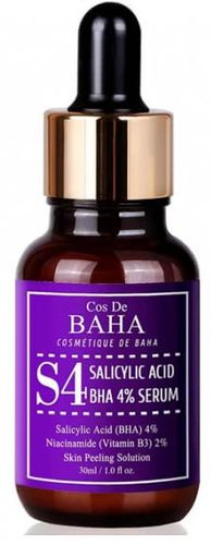 Сыворотка для проблемной кожи Cos De BAHA S4 Salicylic Acid BHA 4%, 30 мл, купить недорого