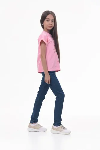 Детская футболка для девочек Rumino Jeans GRLFK13PWG038, Розовый, foto