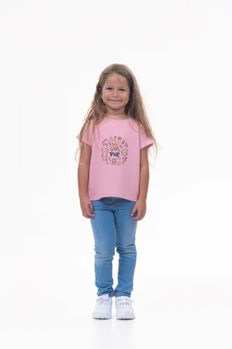 Детская футболка для девочек Rumino Jeans GRLFK38PWLS036, Розовый