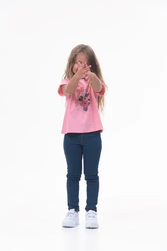 Детская футболка для девочек Rumino Jeans GRLFK1PWAM031, Розовый