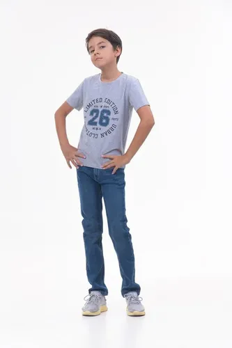 Детская футболка для мальчиков Rumino Jeans BOYFK25GRWLS021, Серый, фото