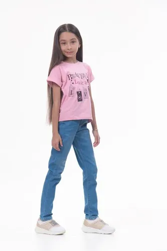 Детские джинсы для девочек Rumino Jeans GJNSBRD006, Светло-голубой, 21900000 UZS
