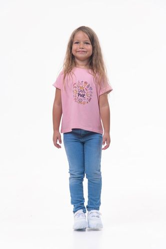 Детская футболка для девочек Rumino Jeans GRLFK38PWLS036, Розовый, фото № 18