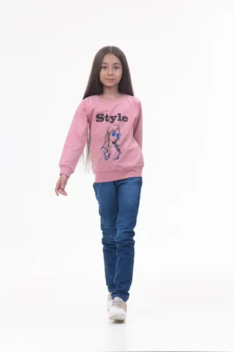 Детская кофта с длинным рукавом для девочек Rumino Jeans GS003PWG011, Розовый, sotib olish
