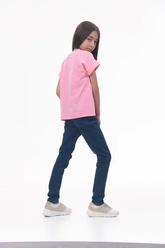 Детская футболка для девочек Rumino Jeans GRLFK13PWGS037, Розовый, foto
