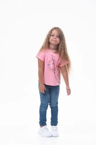 Детская футболка для девочек Rumino Jeans GRLFK1LPWUC016, Розовый, фото № 10