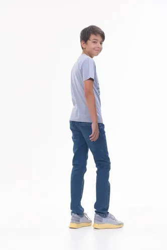 Детская футболка для мальчиков Rumino Jeans BOYFK25GRWLS021, Серый, 5000000 UZS