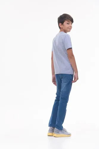 Детская футболка для мальчиков Rumino Jeans BOYFK25GRWLS011, Серый, 5000000 UZS