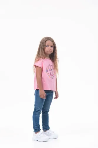 Детская футболка для девочек Rumino Jeans GRLFK1LPWUC016, Розовый, фото № 19