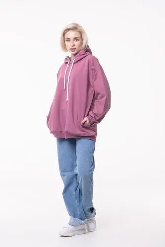 Женская толстовка Rumino Jeans WMNSWTSHOTPRPL0015, Розовый, фото № 12
