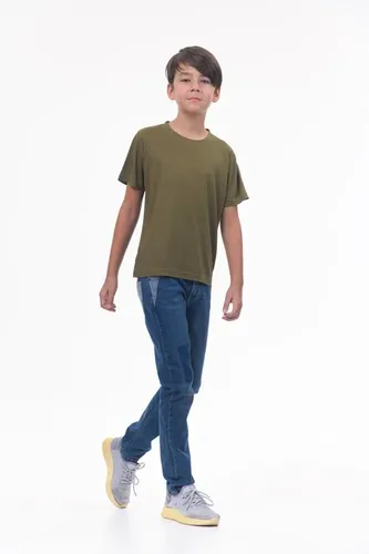 Детская футболка для мальчиков Rumino Jeans BOYR32KHK008, Хаки, фото № 12