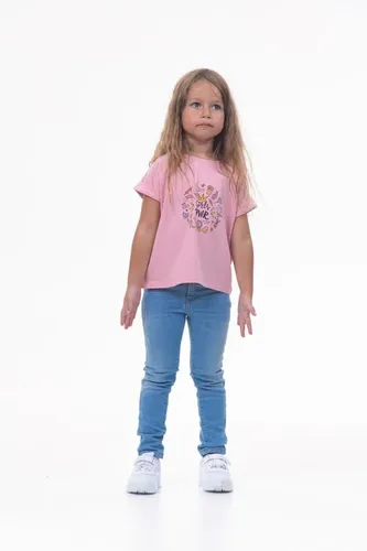Детская футболка для девочек Rumino Jeans GRLFK38PWLS036, Розовый, фото № 17