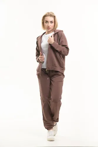Женский брючный костюм Rumino Jeans WMNDBLBRN006, Коричневый, фото № 12