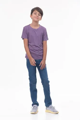 Детская футболка для мальчиков Rumino Jeans BOYPRPL019, Фиолетовый